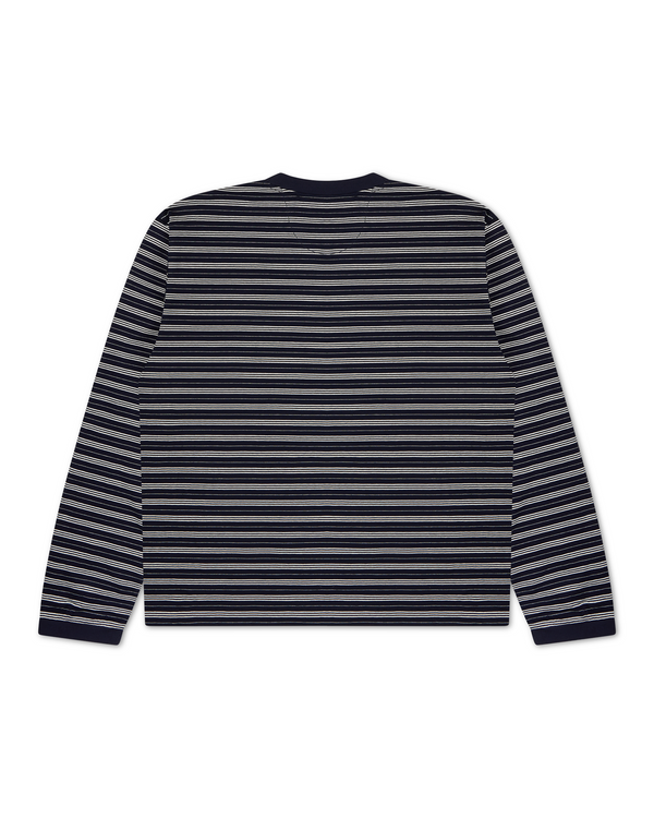 Striped Long Sleeve Navy - Second Image
