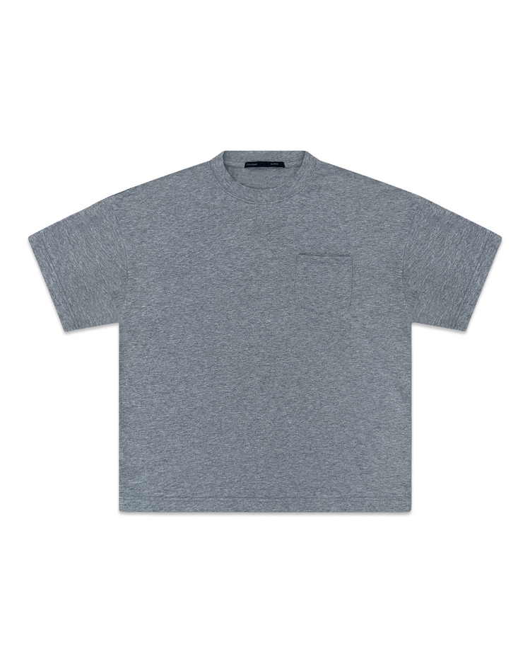 Blank Baby Pocket Tee Heather Grey