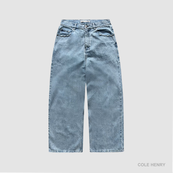 
    Washed Denim Jeans Faded Blue STANDARD Featured Image
