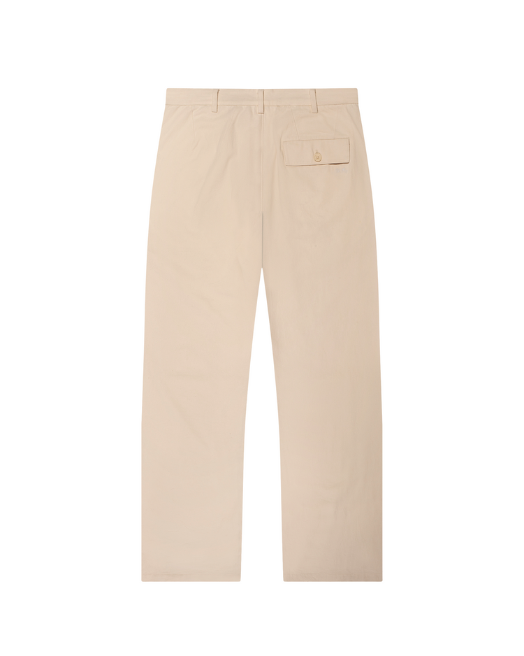 Pleated Trouser Ivory (Pre Order)