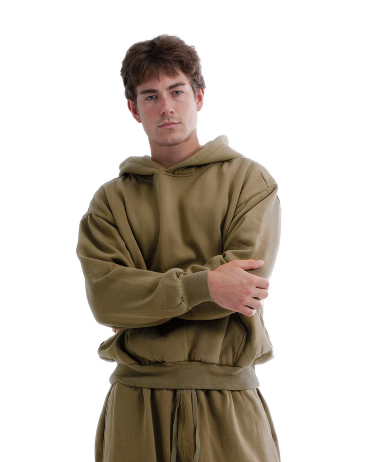 Blank Hoodie Olive