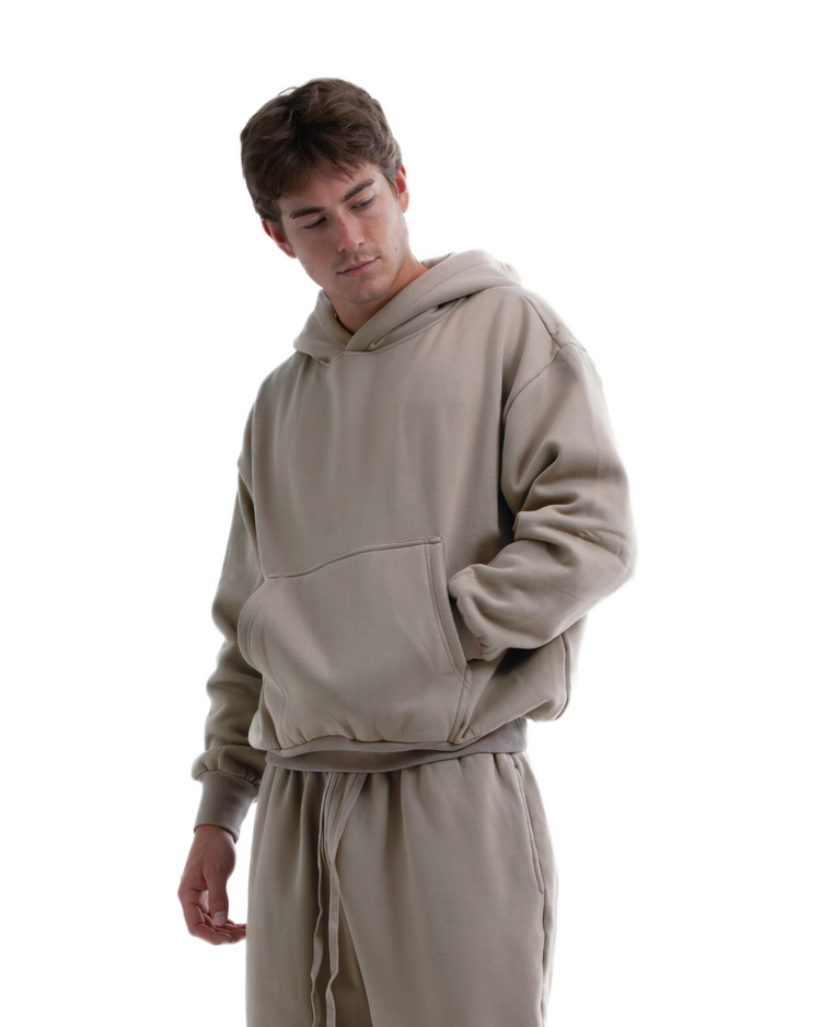 Blank Hoodie Taupe