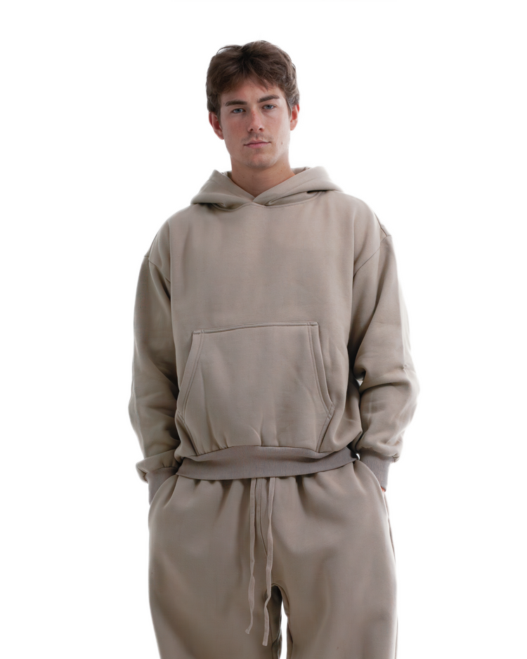 Blank Hoodie Taupe